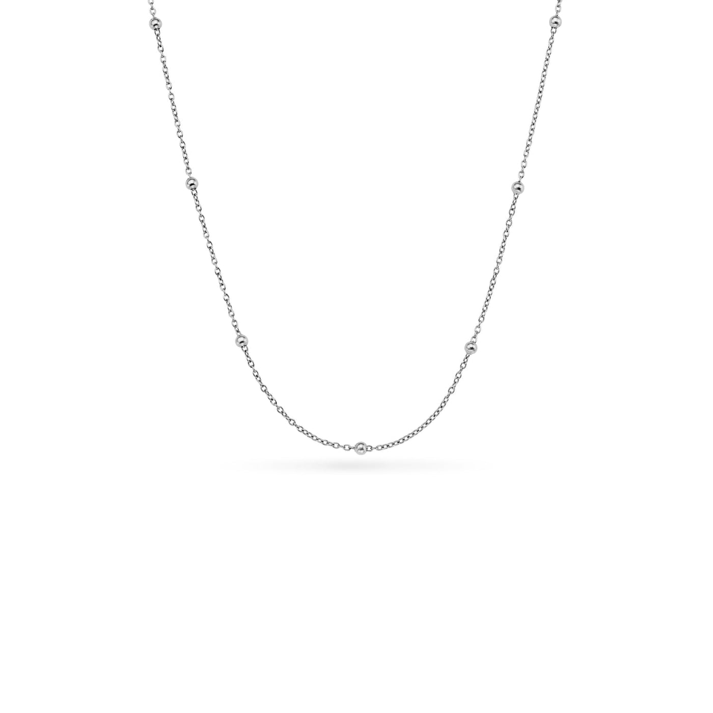 Mini Pearl Necklace Bridesmaids Gift Set (Silver)