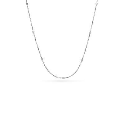 Mini Pearl Necklace Bridesmaids Gift Set (Silver)