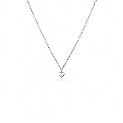 Fine Single Charm Necklace (Silver)
