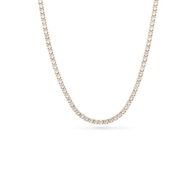 Green Quartz Heart Necklace (Gold)