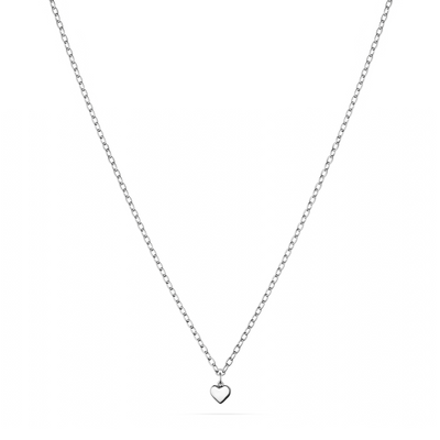 Fine Single Charm Necklace (Silver)