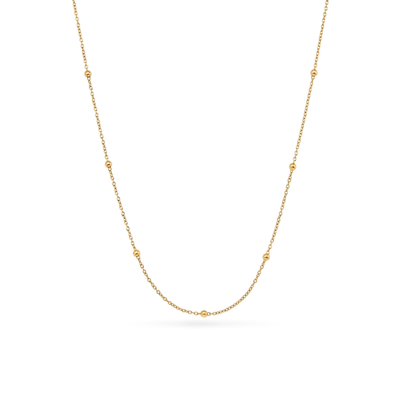 Ocean Cluster Pendant Necklace (Gold)
