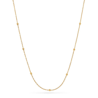 Mini Pearl Necklace Bridesmaids Gift Set (Gold)