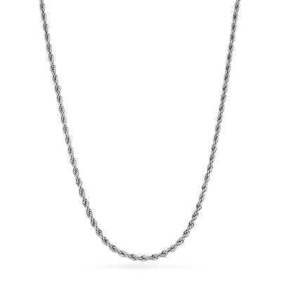 Green Quartz Heart Necklace (Silver)