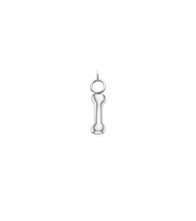 Mini Molten Initial Charm (Silver)