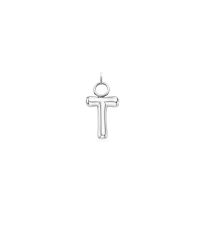 Mini Molten Initial Charm (Silver)