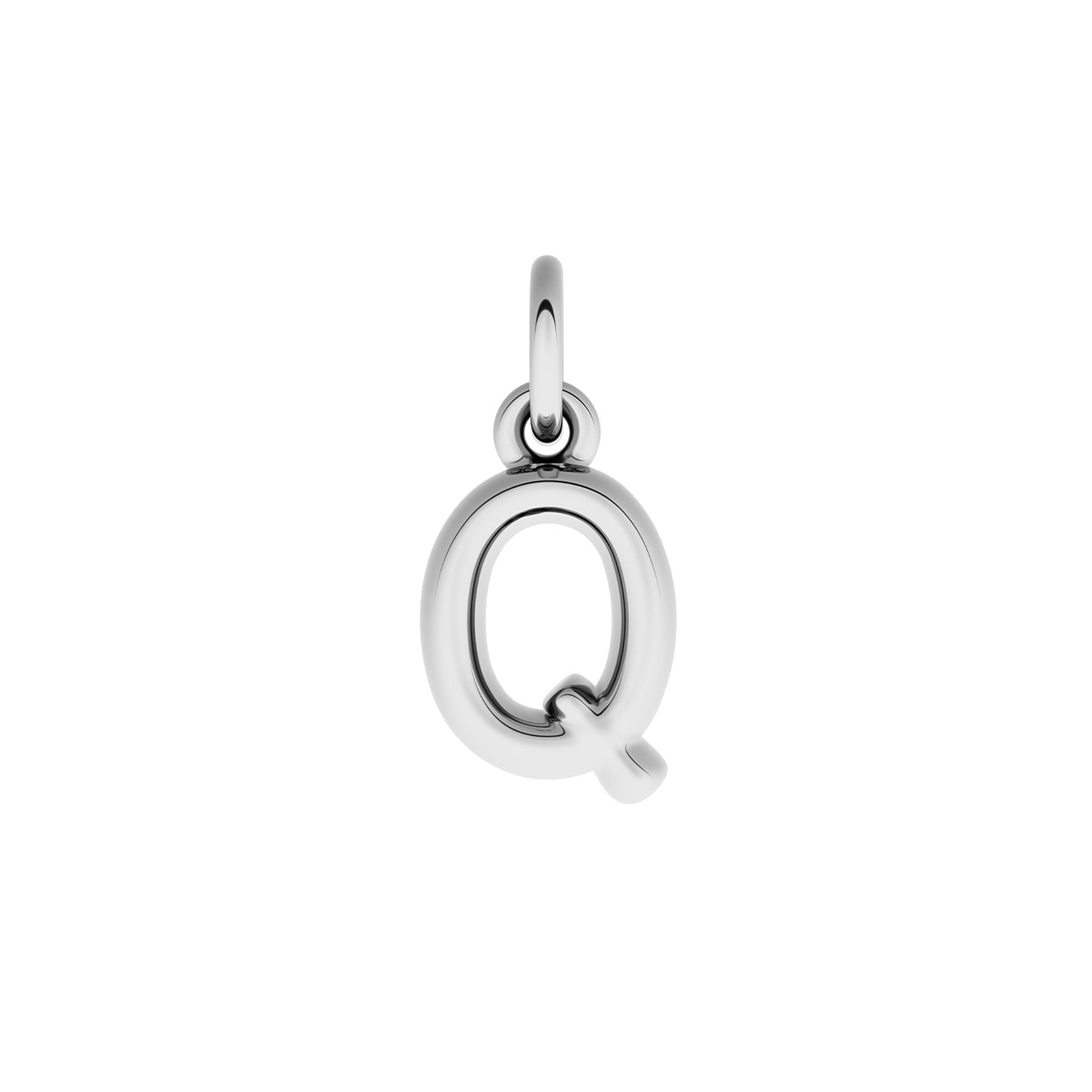 Made Mine Fine Charm - Molten Initial (Silver)
