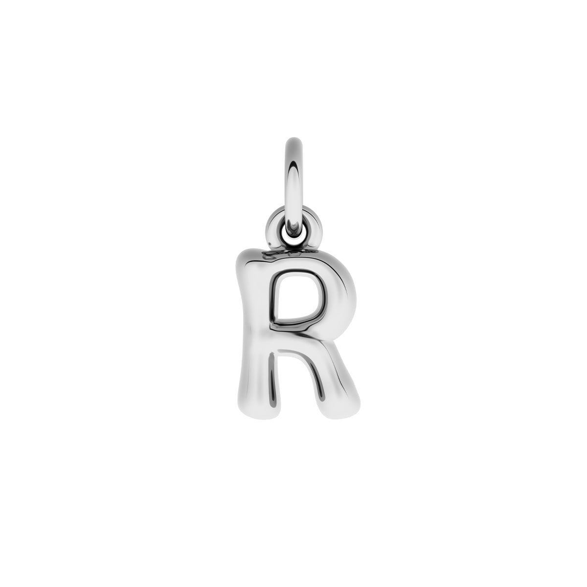 Made Mine Fine Charm - Molten Initial (Silver)