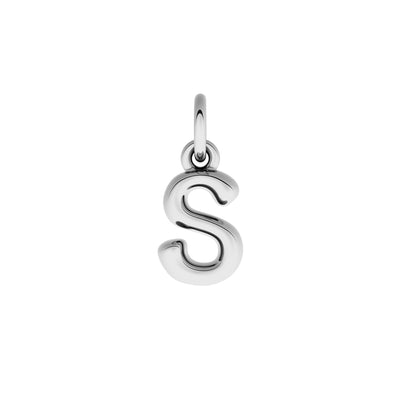 Made Mine Fine Charm - Molten Initial (Silver)