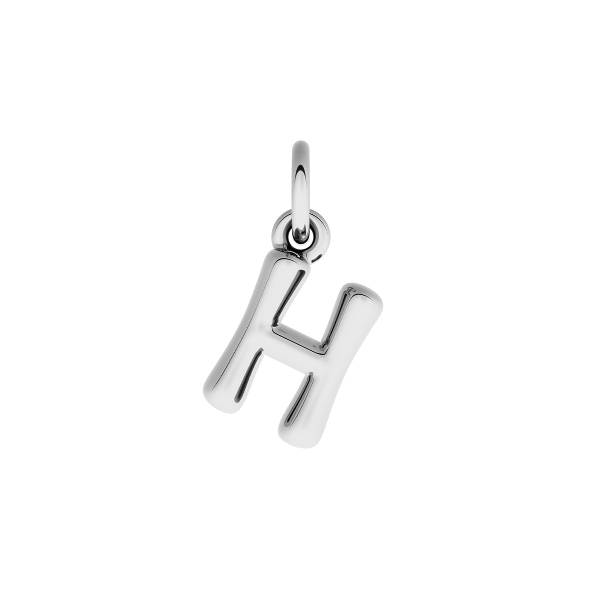 Made Mine Fine Charm - Molten Initial (Silver)