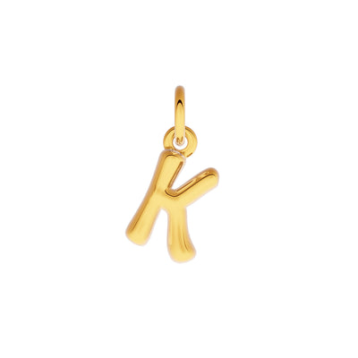 Made Mine Fine Charm - Molten Initial (Gold)