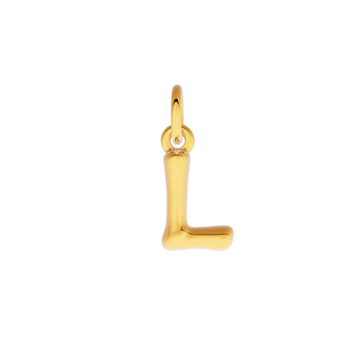 Made Mine Fine Charm - Molten Initial (Gold)