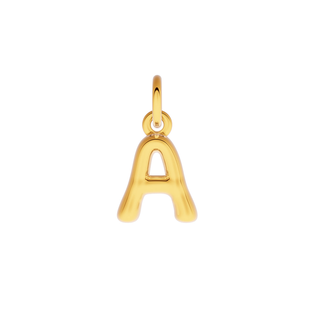 Made Mine Fine Charm - Molten Initial (Gold)