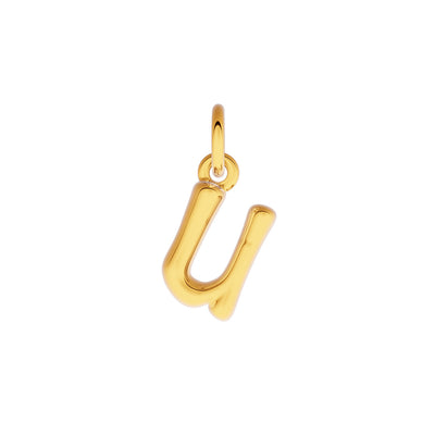 Made Mine Fine Charm - Molten Initial (Gold)