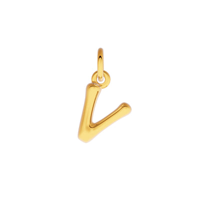 Made Mine Fine Charm - Molten Initial (Gold)