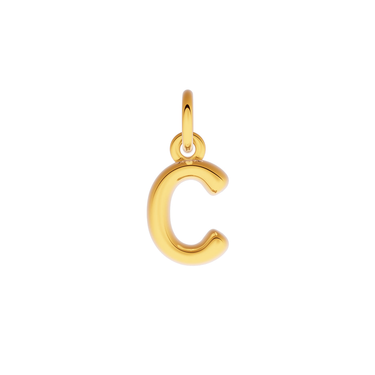 Made Mine Fine Charm - Molten Initial (Gold)
