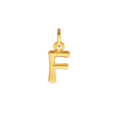 Made Mine Fine Charm - Molten Initial (Gold)