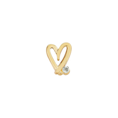 Stories Doodle Heart Bracelet (Gold)