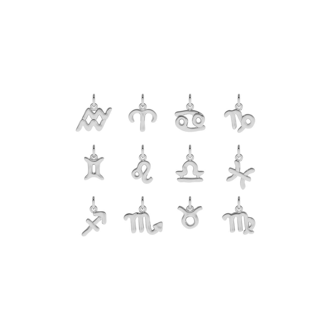 Made Mine Fine Charm - Molten Zodiac (Silver)