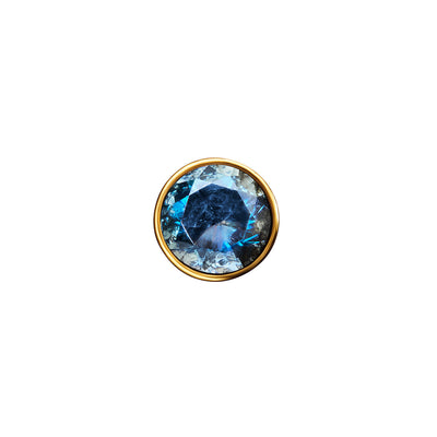 Heart Photo Locket Sphere Necklace (Gold)