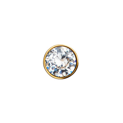 Heart Photo Locket Sphere Necklace (Gold)