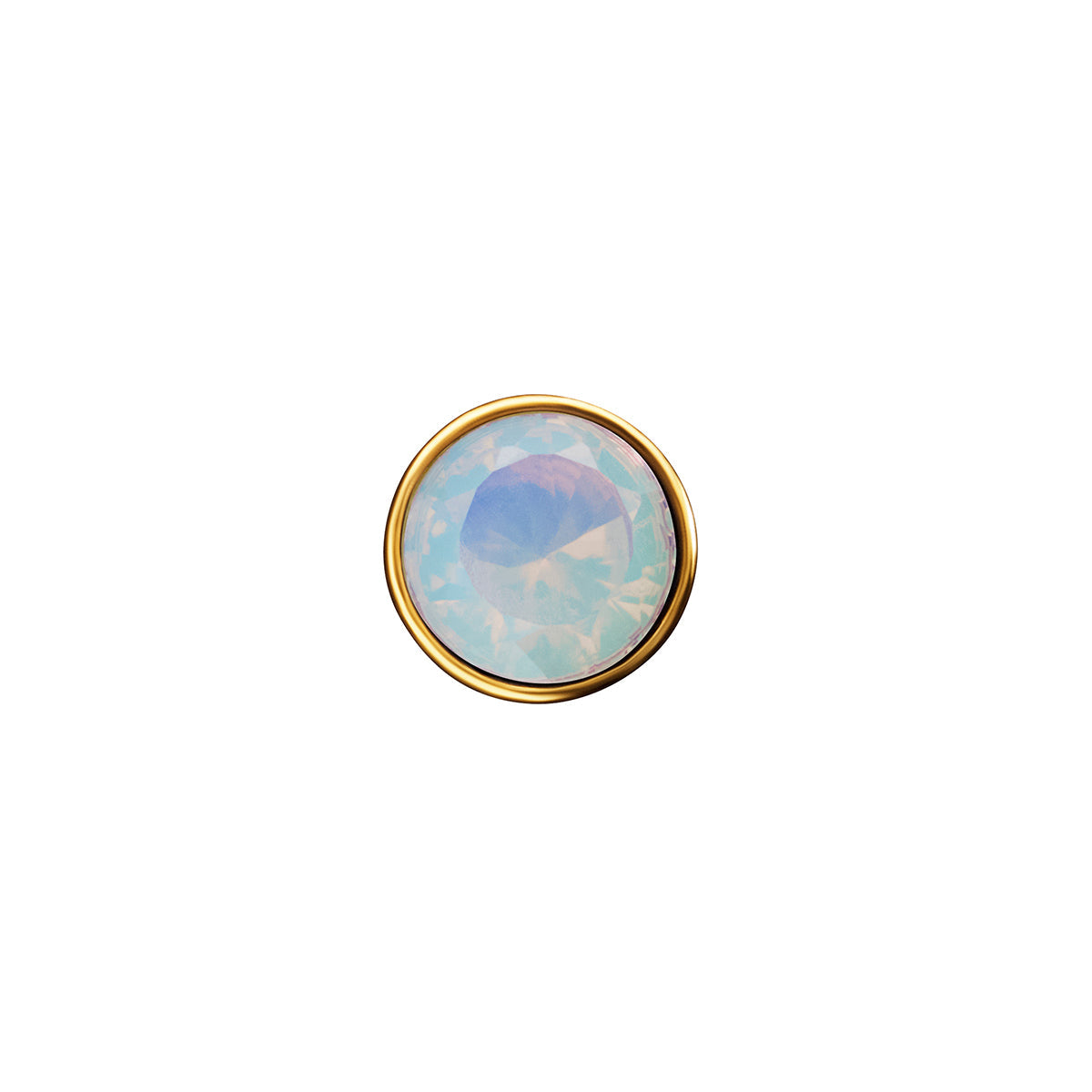 Heart Photo Locket Sphere Necklace (Gold)