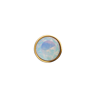 Heart Photo Locket Sphere Necklace (Gold)