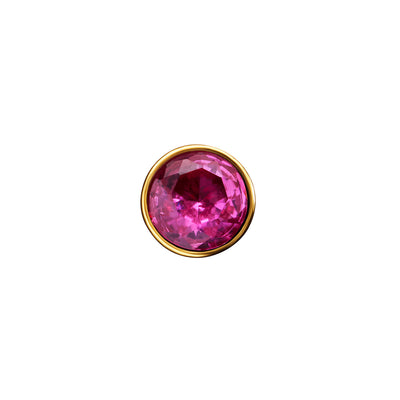 Heart Photo Locket Sphere Necklace (Gold)
