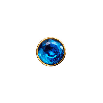 Heart Photo Locket Sphere Necklace (Gold)