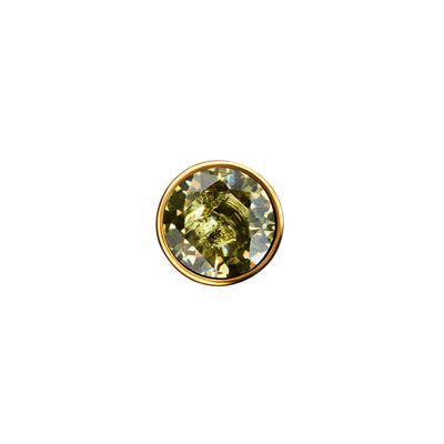Heart Photo Locket Sphere Necklace (Gold)