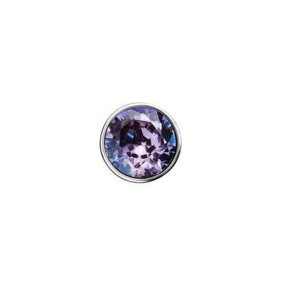 Heart Photo Locket Sphere Necklace (Silver)