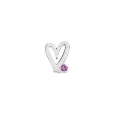 Stories Doodle Heart Bracelet (Silver)
