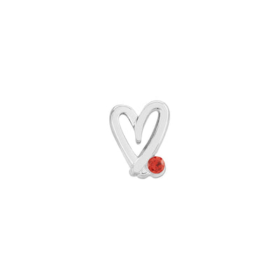 Stories Doodle Heart Bracelet (Silver)